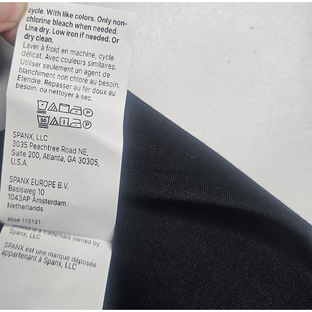 Spanx Womens New Casual Leggings 3X Petite Classic Black Pants  Shaper NWT - Picture 6 of 15